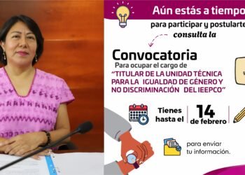 Invita el IEEPCO a participar en convocatoria para titularidad de la Unidad de Género