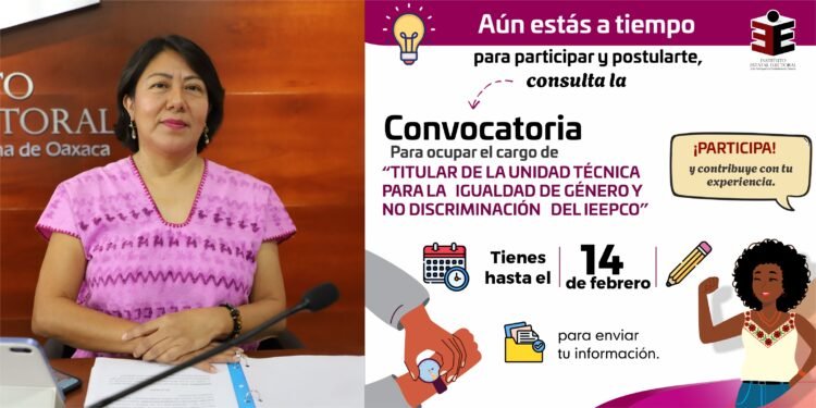 Invita el IEEPCO a participar en convocatoria para titularidad de la Unidad de Género