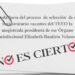 Falso que la actual presidenta del Tribunal Electoral esté fuera del proceso de selección de magistraturas vacantes